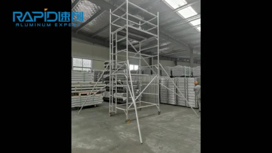 アルミニウム足場型枠建築ステップトラスはしご移動式タワー足場システム